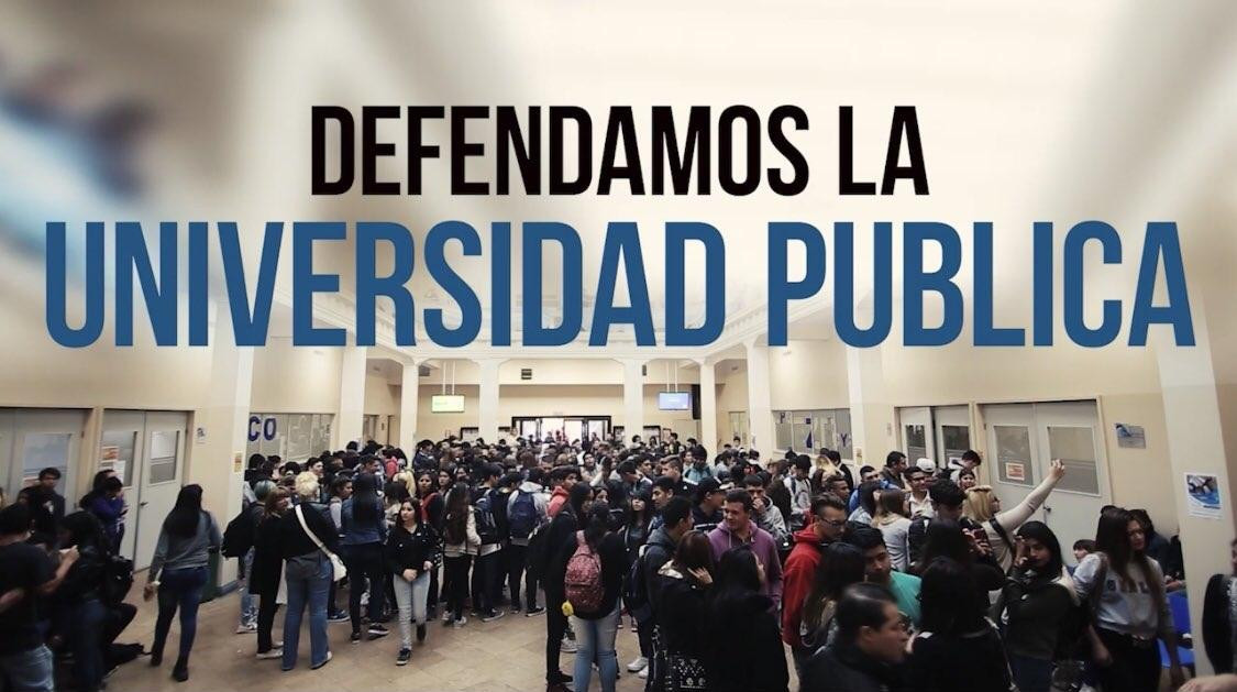 Universidad de Ezeiza, defendamos la universidad pública