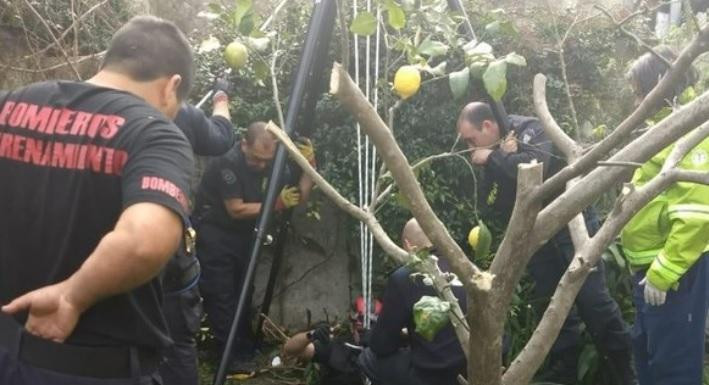 Rescate a anciana - La Plata 