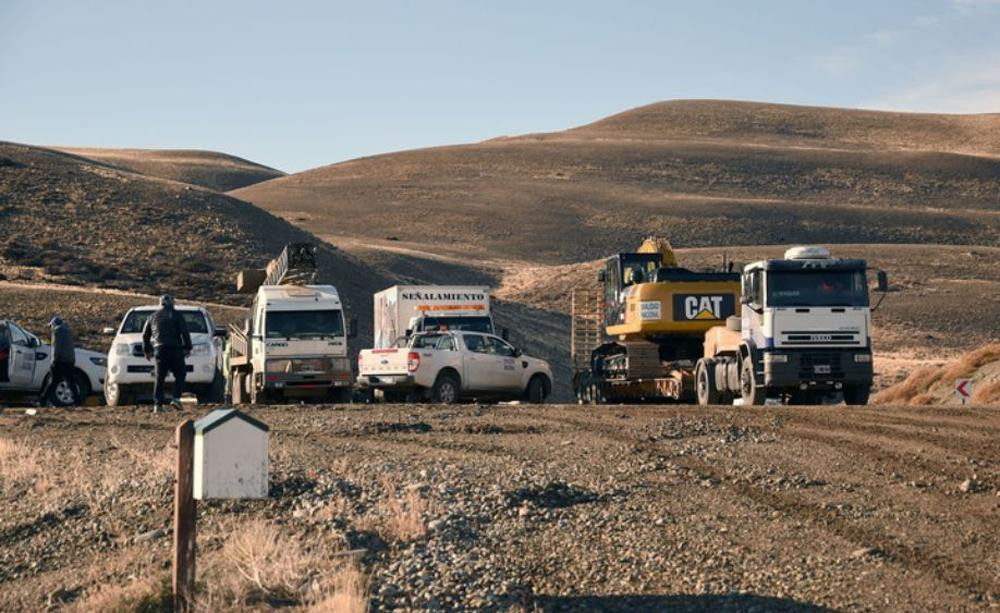 Excavaciones en campo de Lázaro Báez - Corrupción K