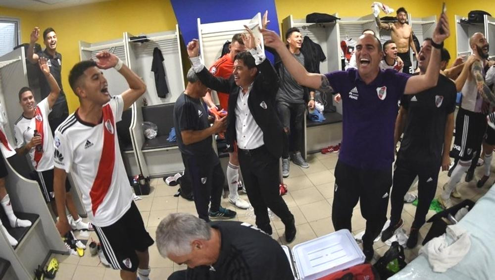 Así fue el festejo íntimo de River en la Bombonera