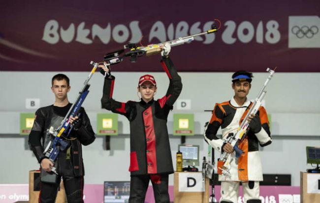 Juegos Olímpicos de la Juventud, la primera medalla de oro es de Rusia, tiro con carabina, deportes