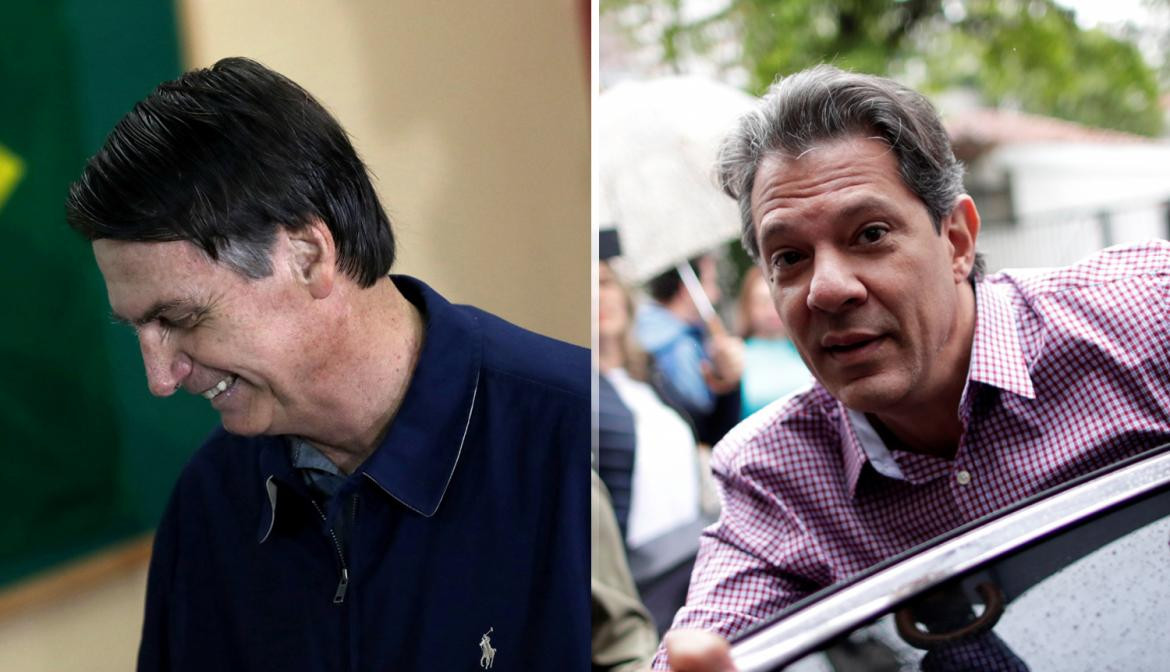 Elecciones en Brasil, Bolsonaro, Haddad, Política, internacionales, Reuters