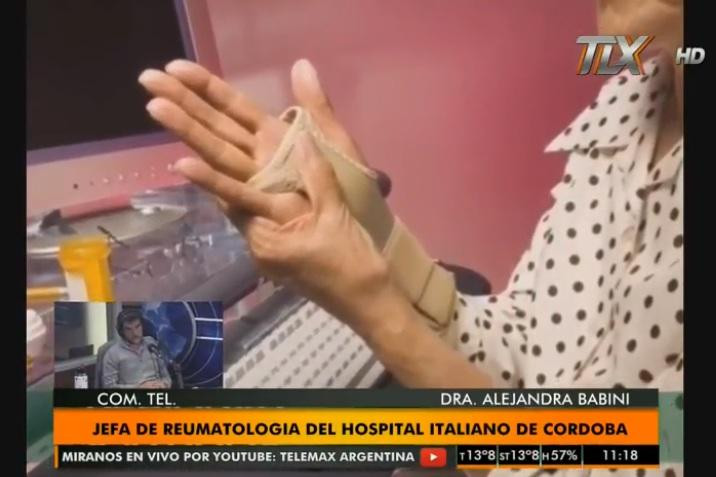 Alejandra Babini con Paulino Rodriguez sobre la Artritis Reumatoidea (Radio Latina)