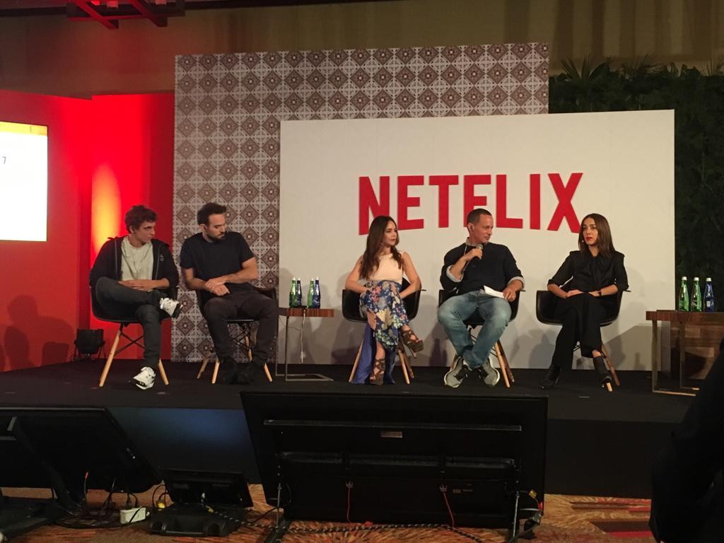 Karina Vitorino - presentación Netflix en Bogotá