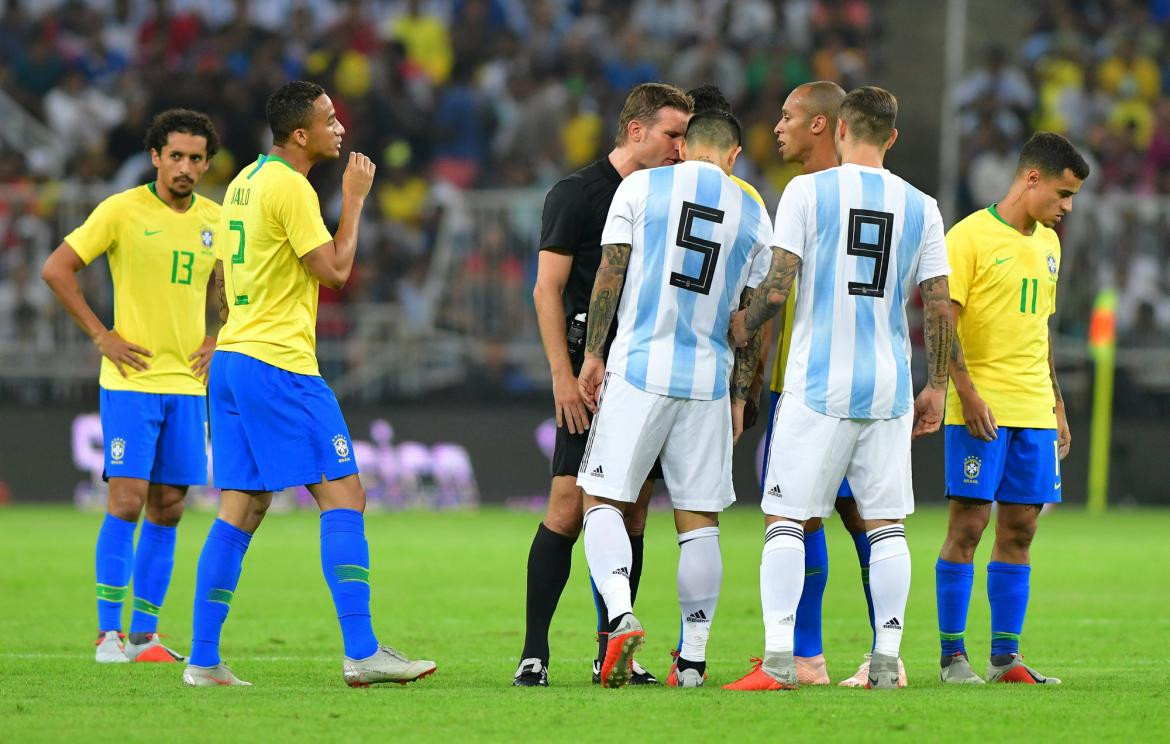 Argentina vs. Brasil, Selección argentina, fútbol, deportes, Reuters