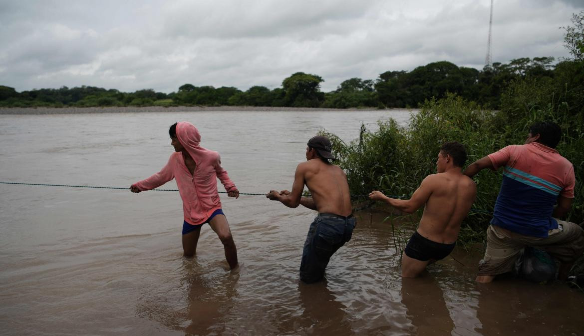 Caravana de hondureños - Agencia NA