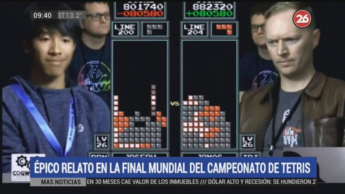 Épico relato de torneo de Tetris