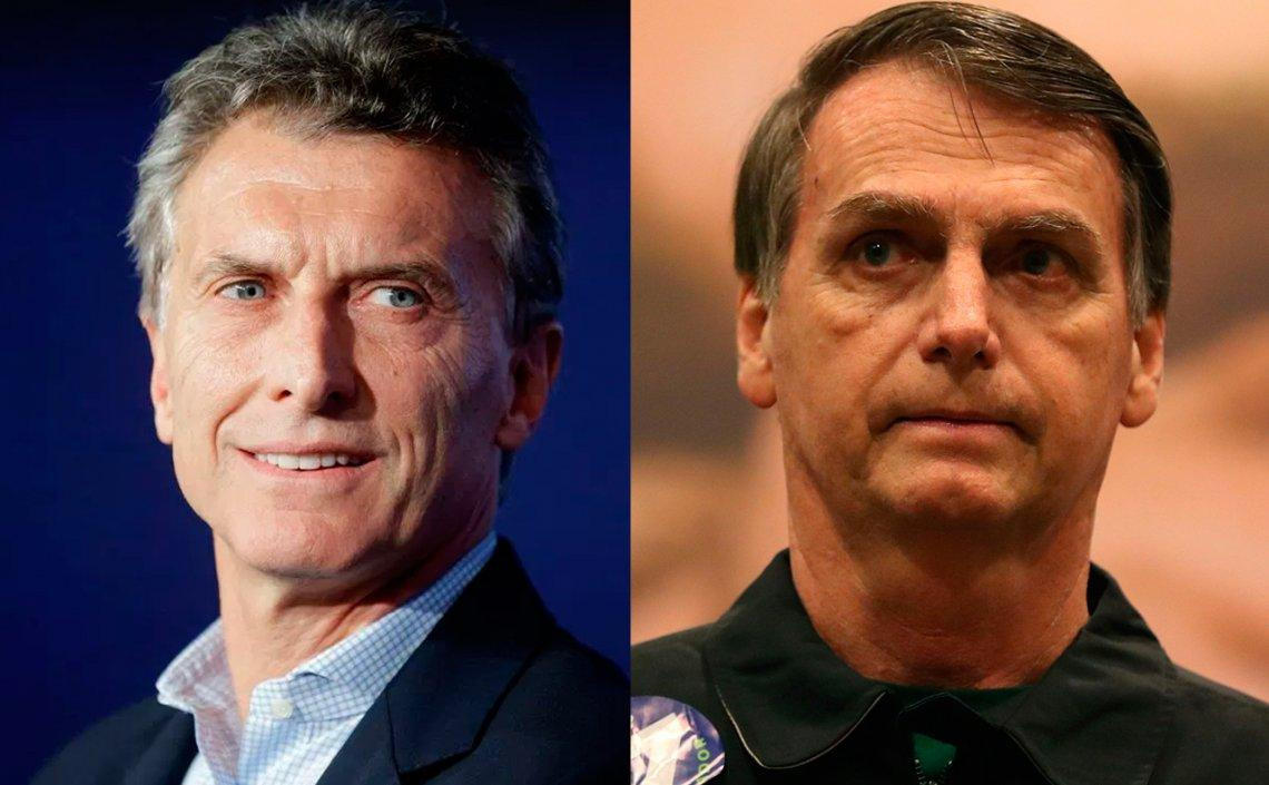 Mauricio Macri y Jair Bolsonaro