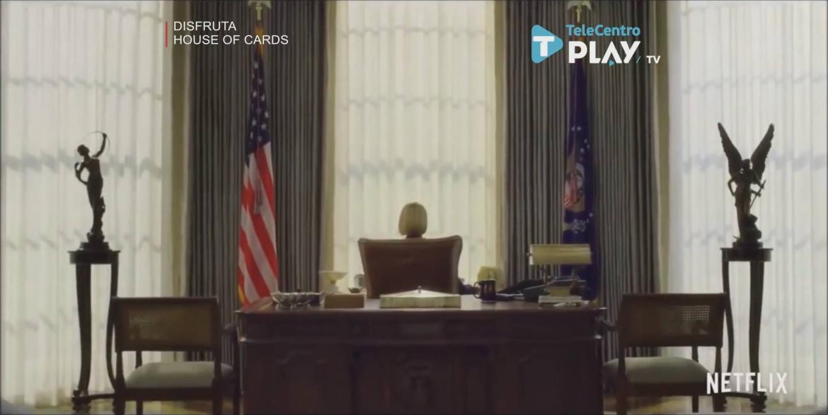 Netflix, House of Cards, TeleCentro Play TV