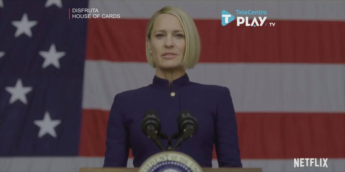 Netflix, House of Cards, TeleCentro Play TV