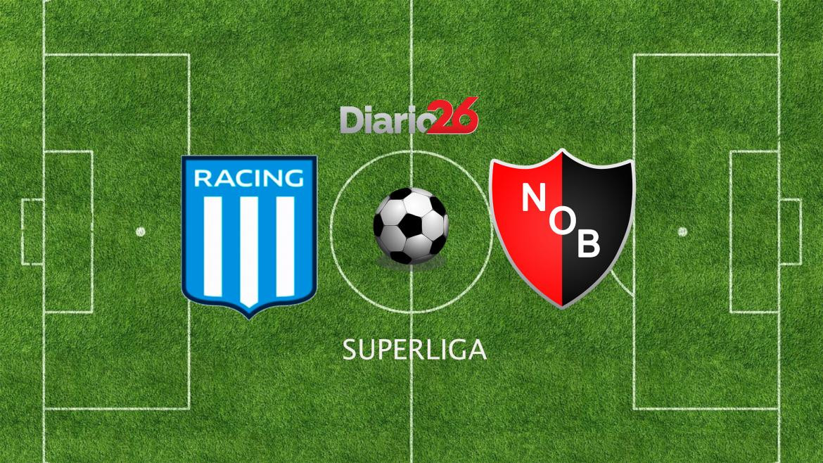 Racing vs. Newells, Superliga, fútbol, deportes