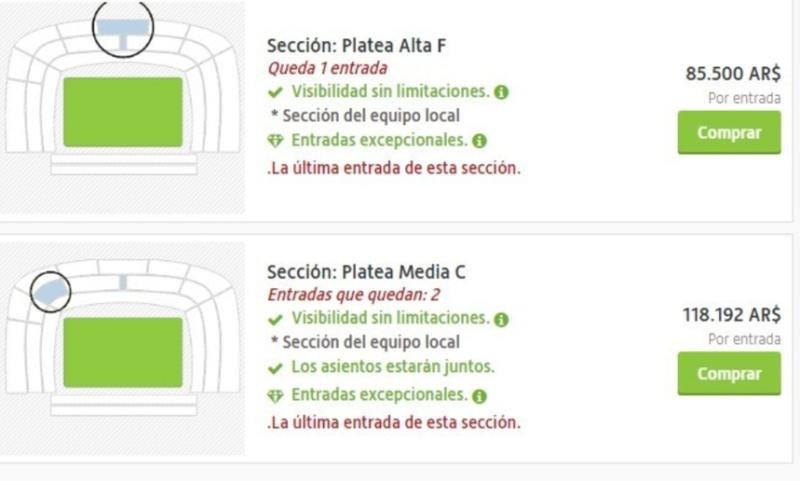 REVENTA DE ENTRADAS FINAL BOCA RIVER