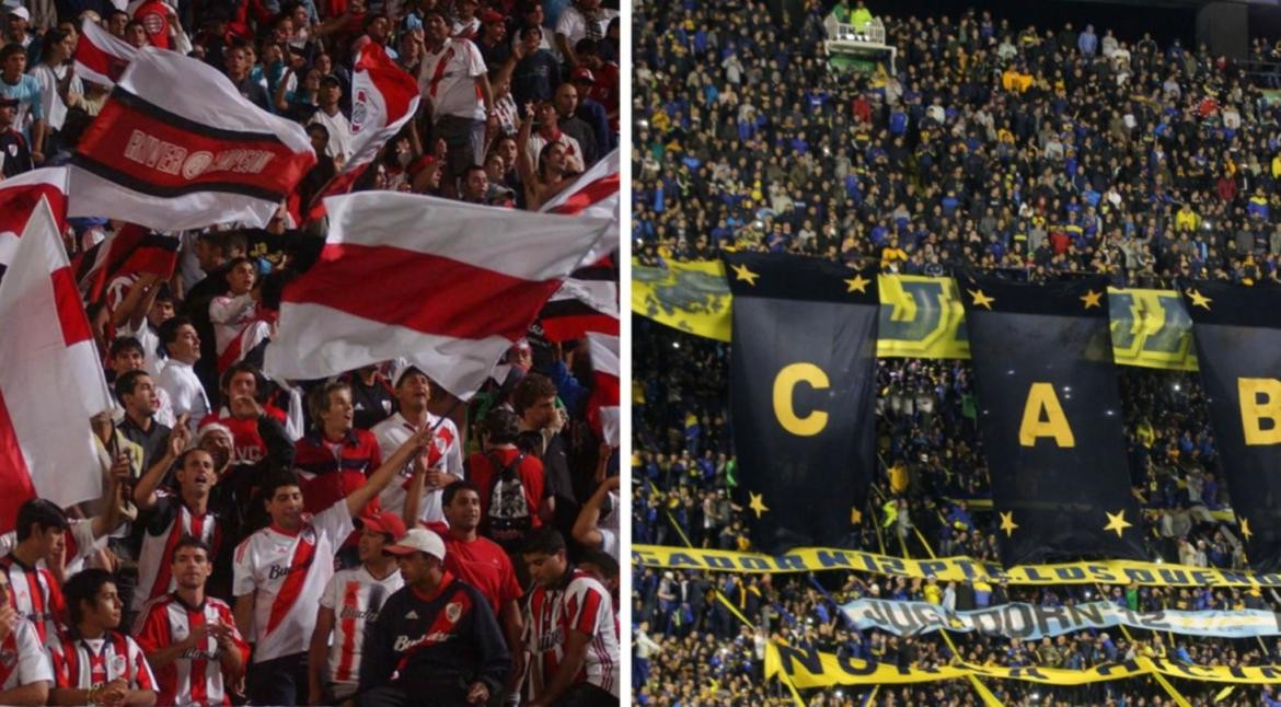 Hinchas de River y de Boca