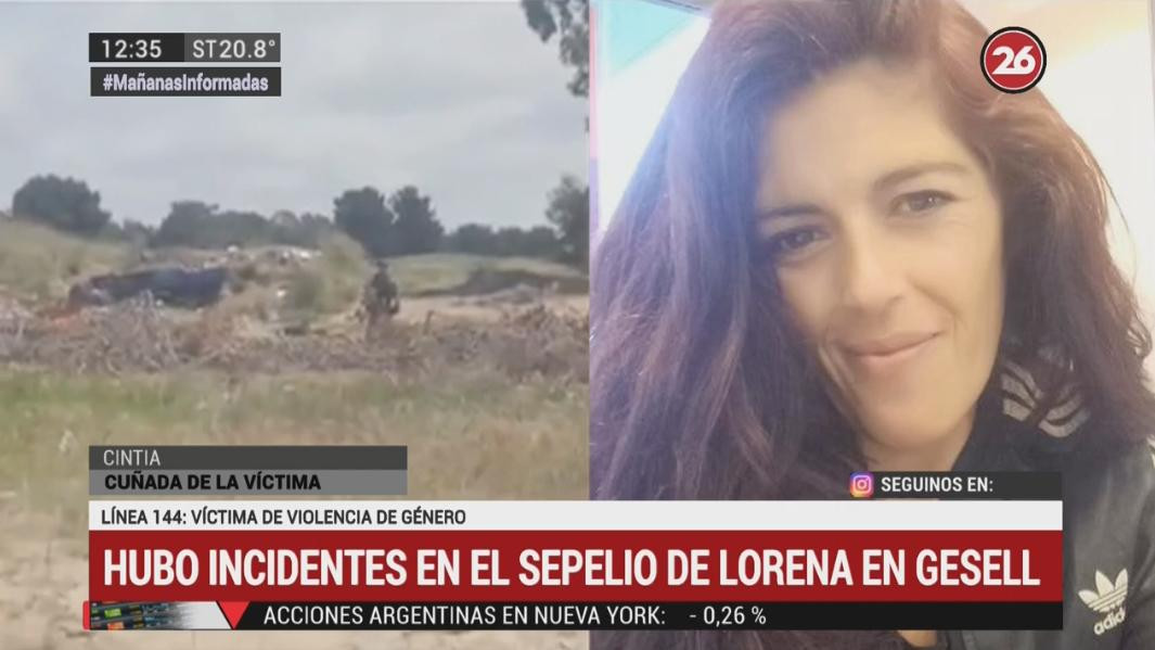 Cintia, cuñada de Lorena Arana, Canal 26