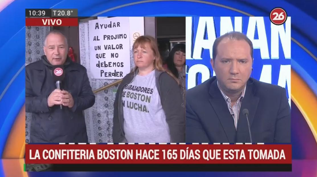 La Boston - Mar del Plata reclamo trabajadores