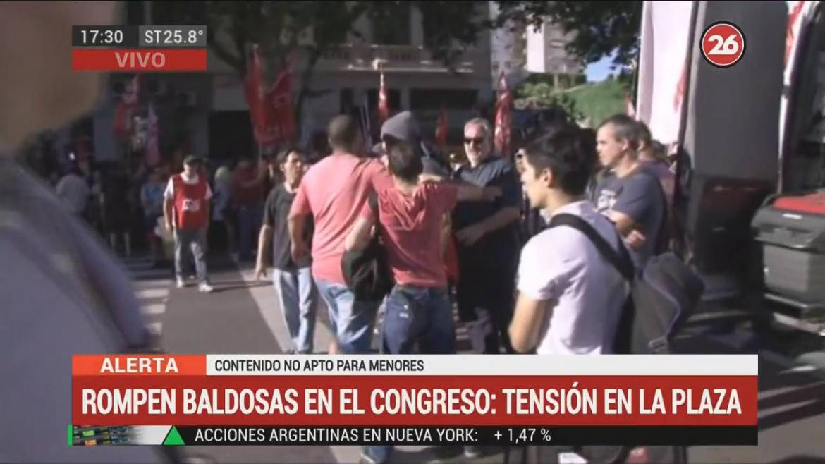 Incidentes en el Congreso, Presupuesto 2019, Senado