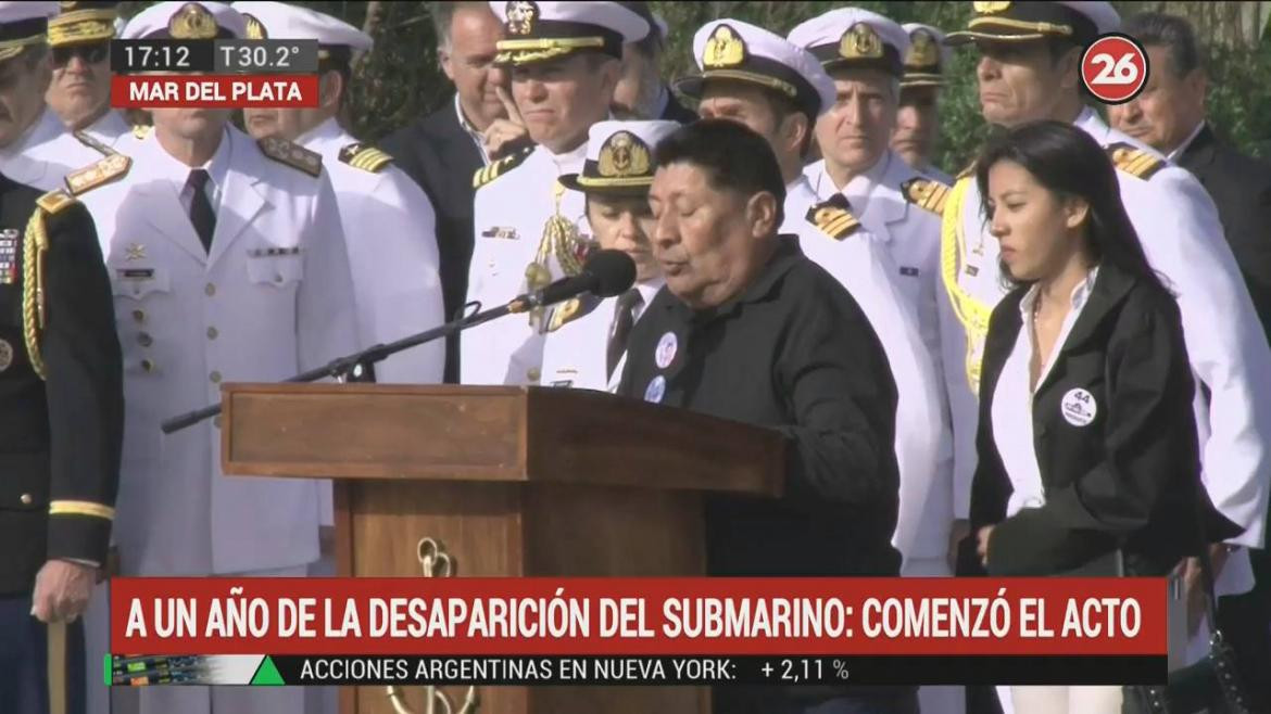 ARA San Juan: 1 año del naufragio del submarino, Mar del Plata