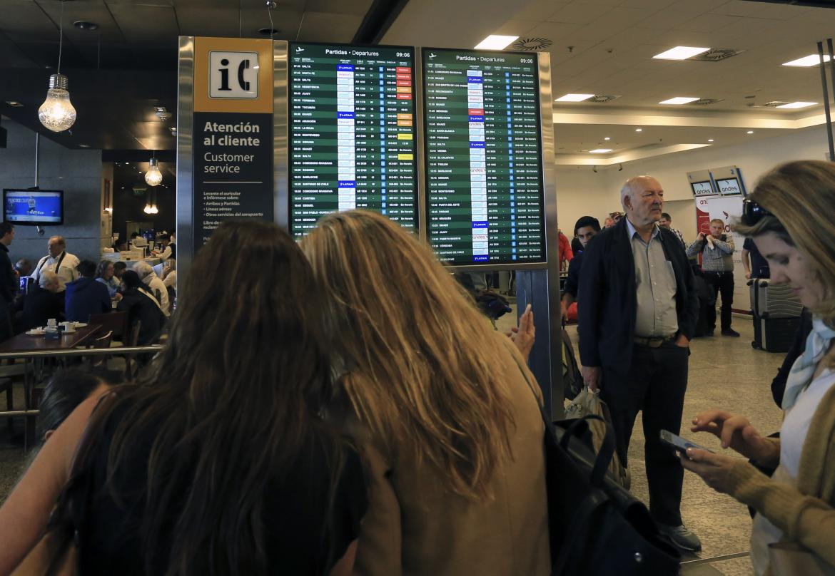 Demoras y cancelaciones en Aeroparque (NA)