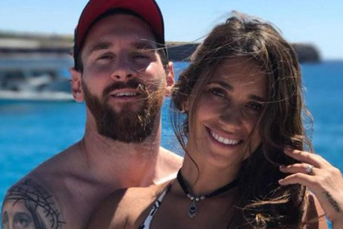 Messi y Antonella