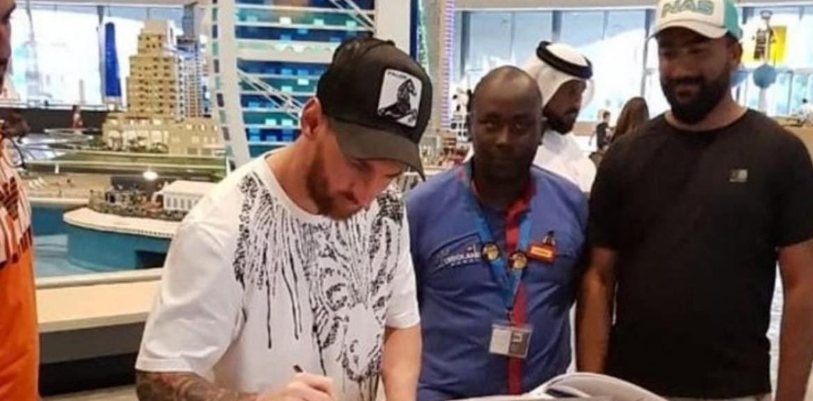 Messi en Dubai