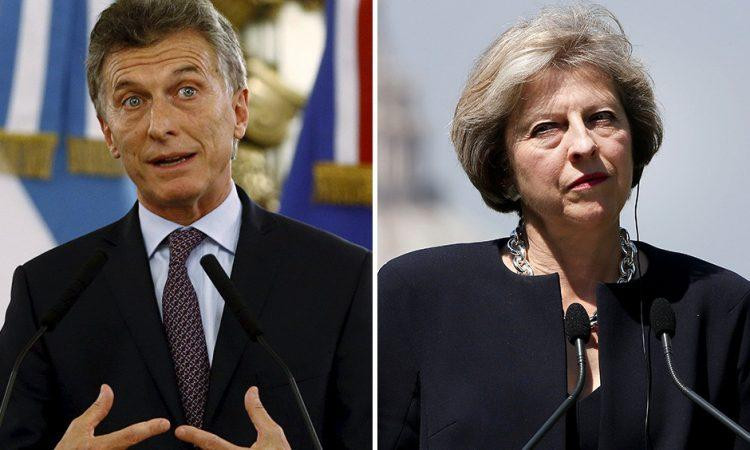 Theresa May - Mauricio Macri Cumbre del G20