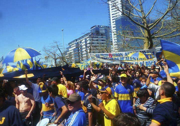 Boca - Banderazo hinchas