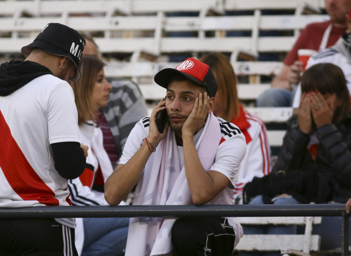 Hinchas de River en el Monumental (NA)