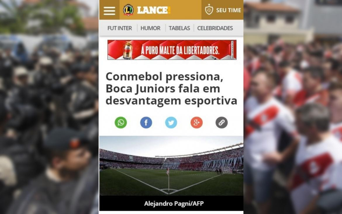 Superfinal de Libertadores postergada: el escándalo visto por los medios del mundo