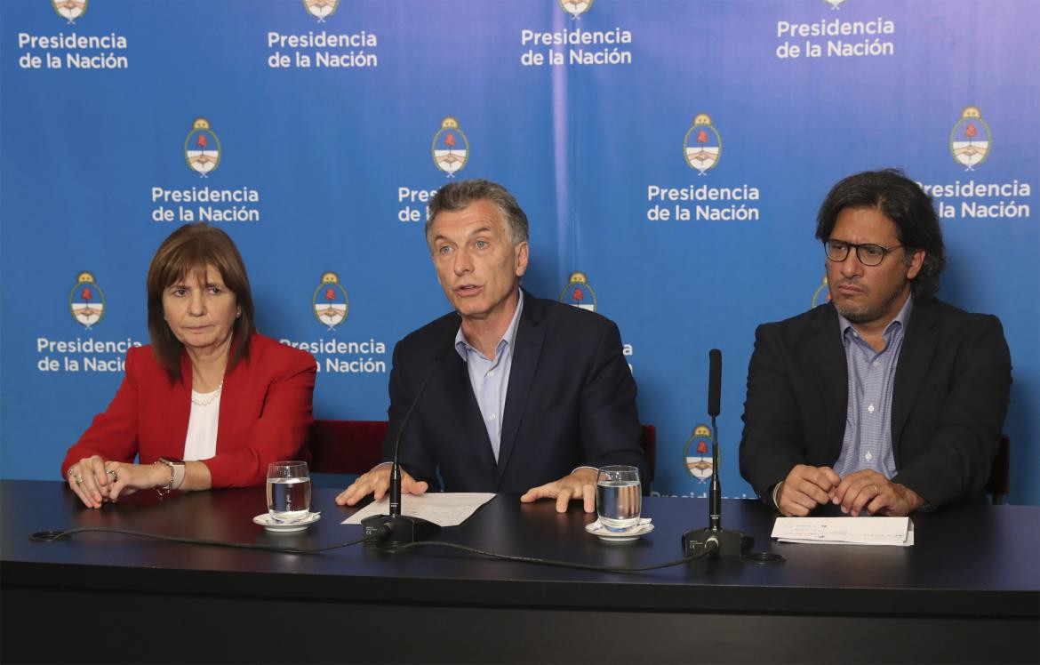 Conferencia de Macri, NA