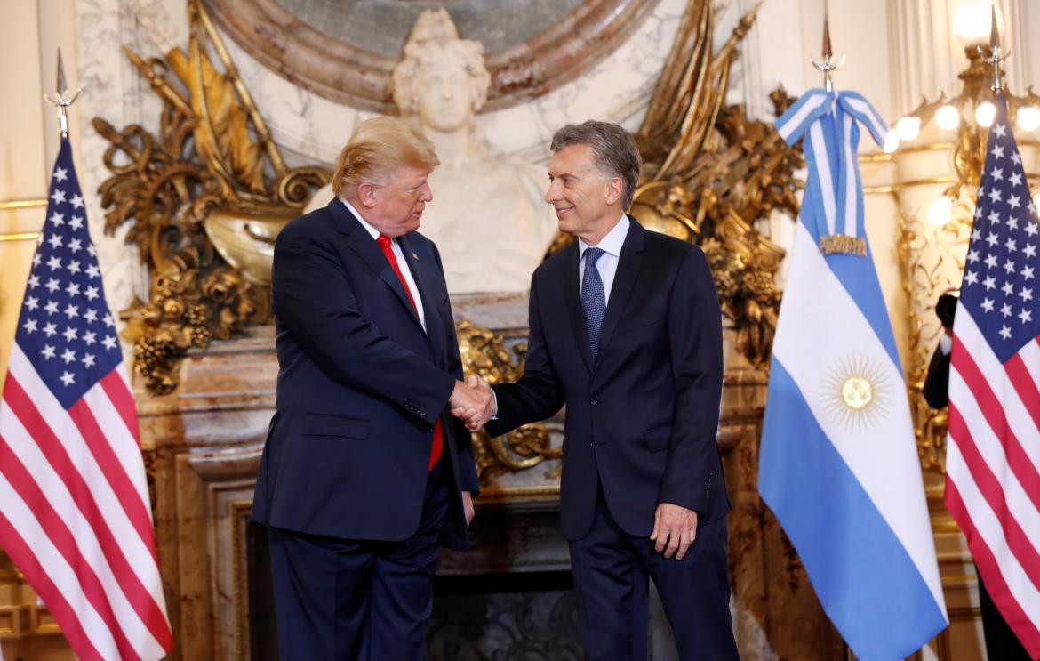 Mauricio Macri y Donald Trump en Casa Rosada (Reuters)