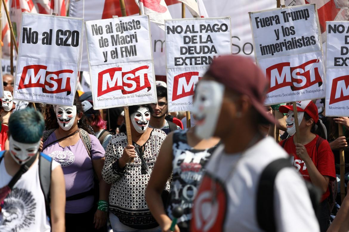 Marcha anticumbre G20 - Agencia Reuters