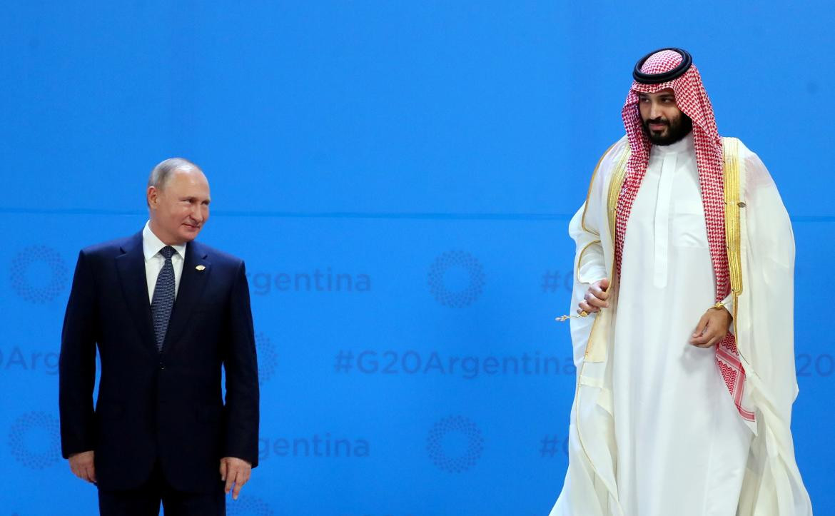 Vladimir Putin y Mohammed bin Salman - Cumbre G20 (Reuters)