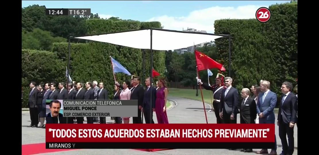 Telefónica Miguel Ponce - Reunión Macri y Xi Jinping