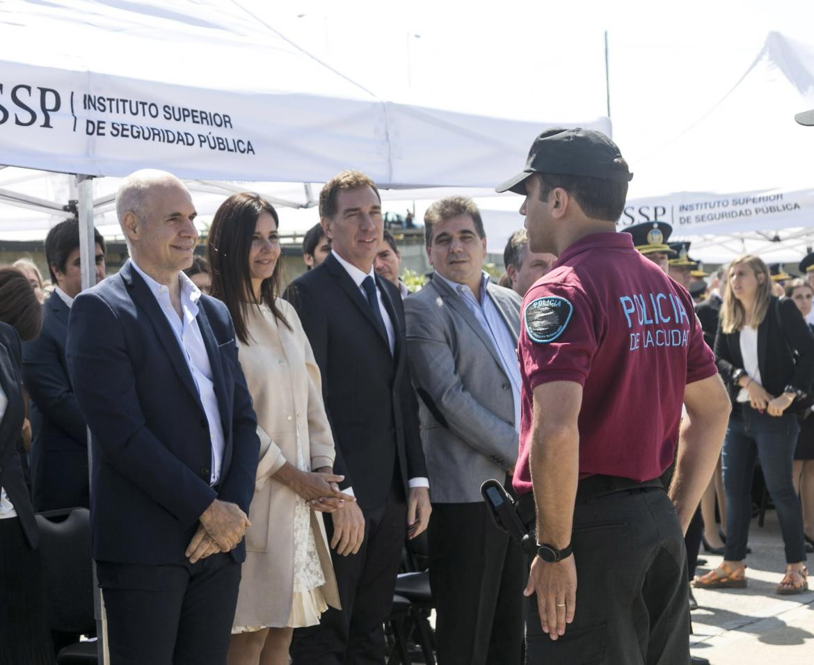 Horacio Rodríguez Larreta presente en la graduación de policías de la Ciudad - Ciudad de Buenos Aires