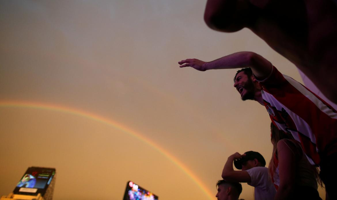 River, festejos en el Obelisco, Libertadores 2018, Reuters