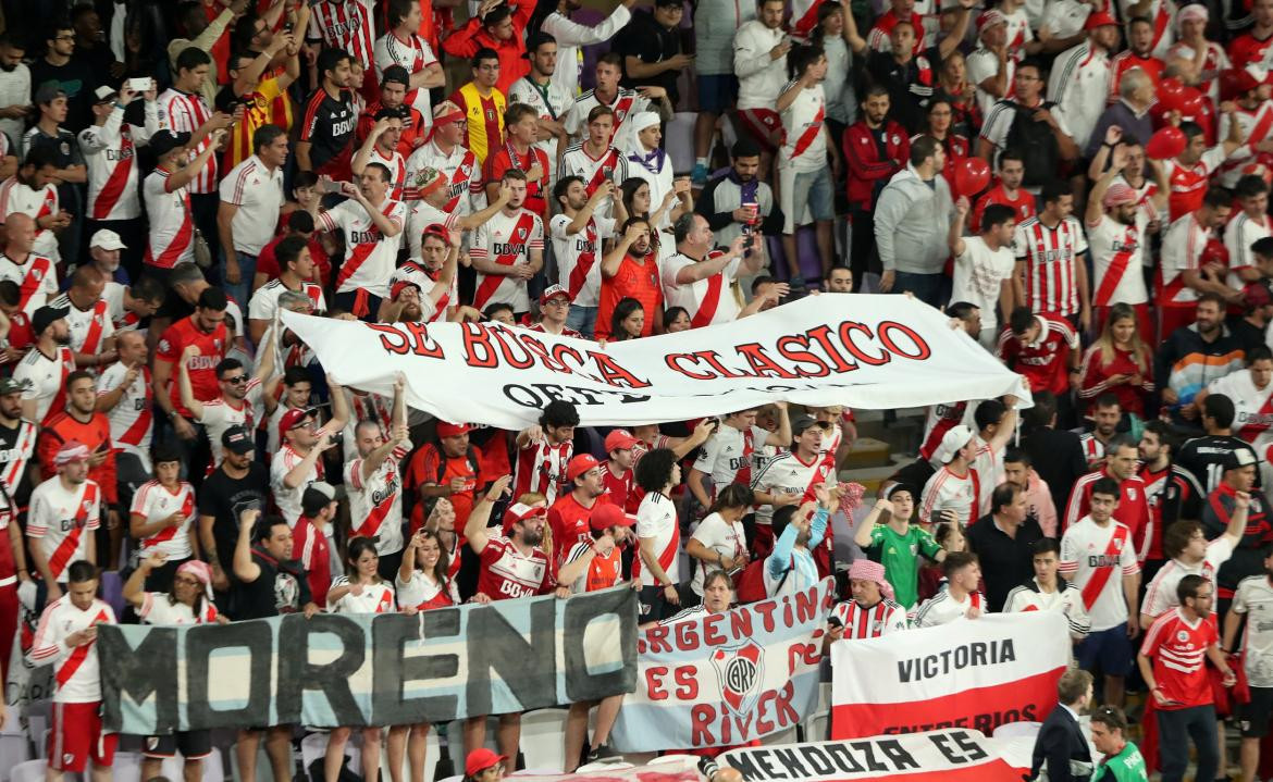 Al Ain vs River - Hinchas - Mundial de Clubes Reuters