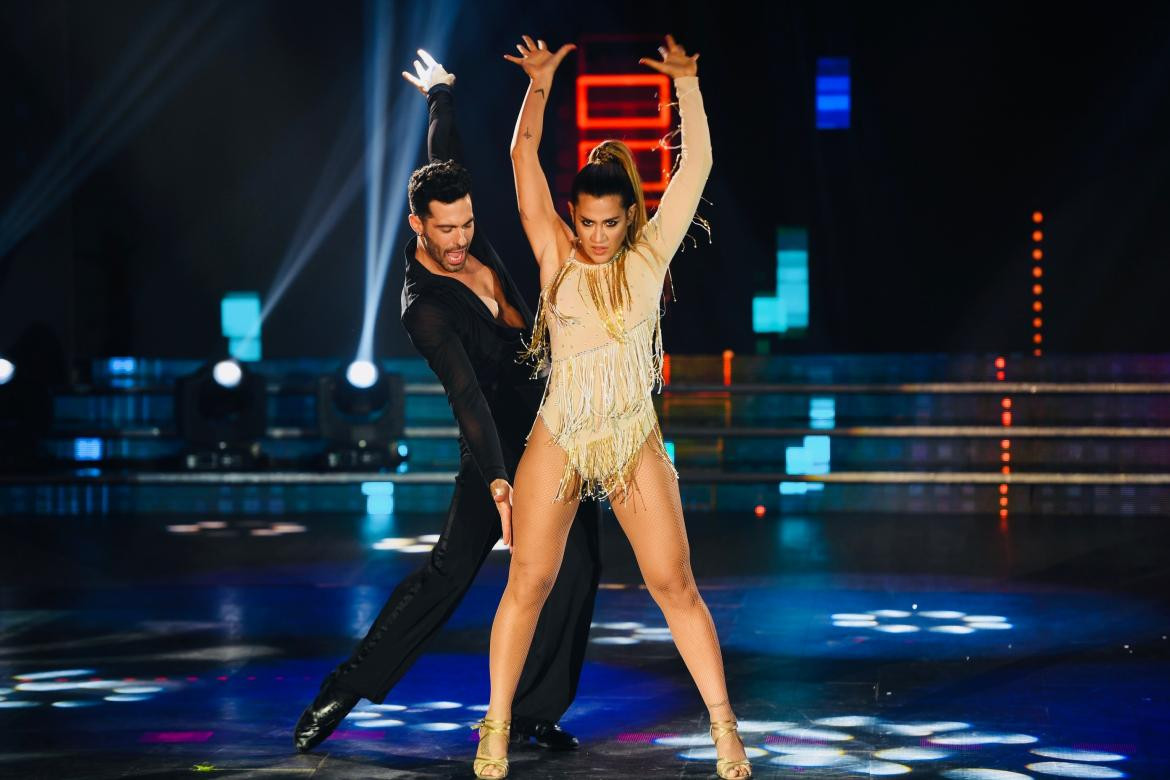 Jimena Barón y Mauro Caiazza en el Bailando 2018 (Prensa)