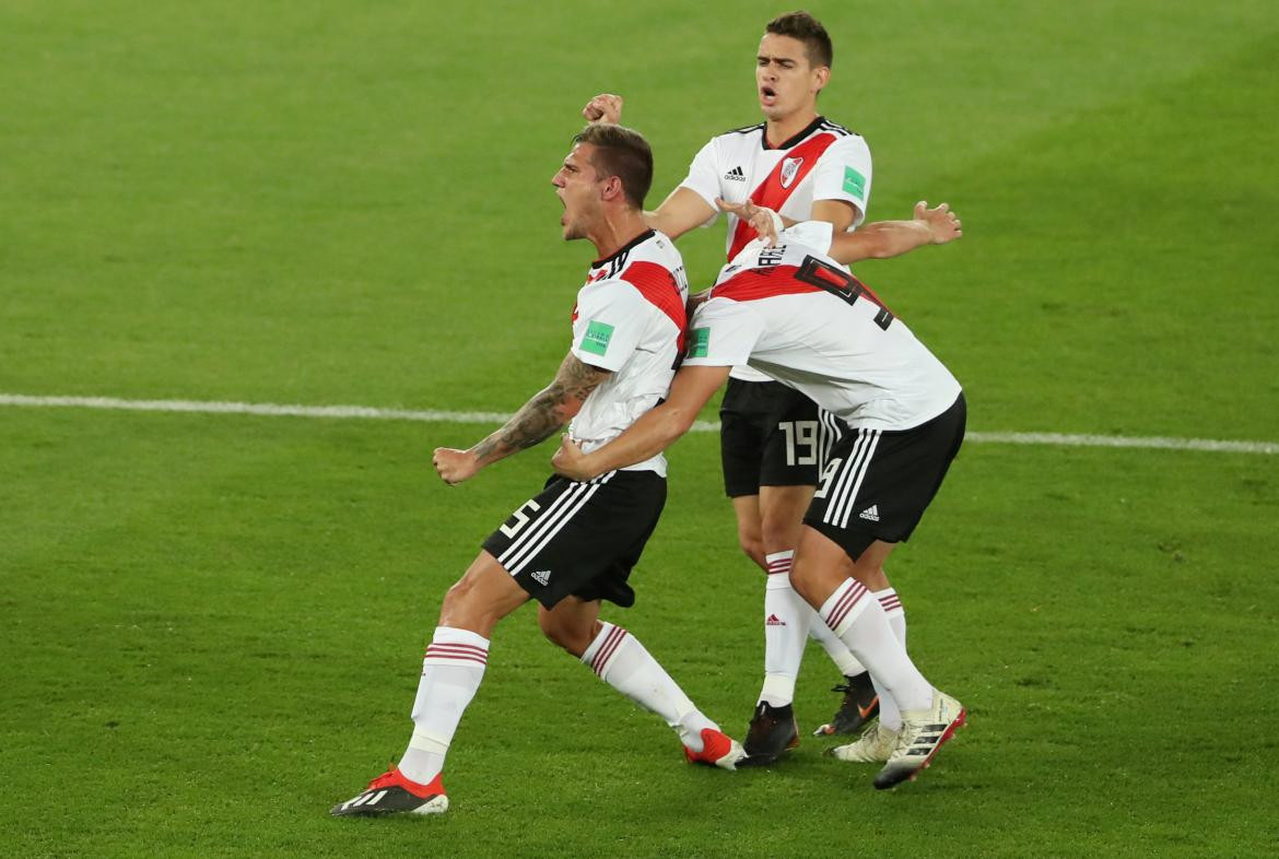 Mundial de Clubes: festejo de River - Zuculini