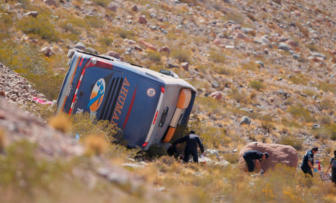 Micro accidentado en Mendoza, NA