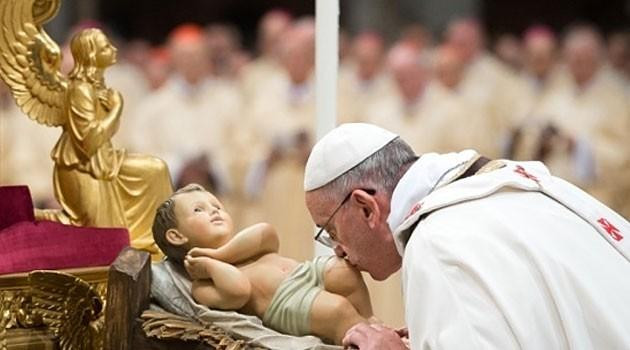 Papa Francisco y el Niño Jesús, Iglesia, Navidad