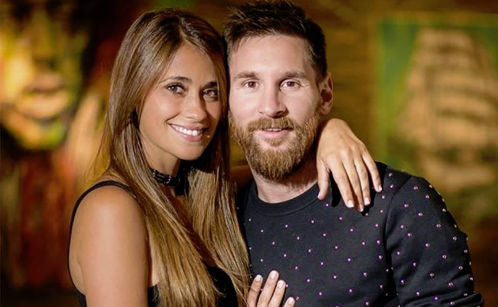 Lionel Messi y Antonella Roccuzzo