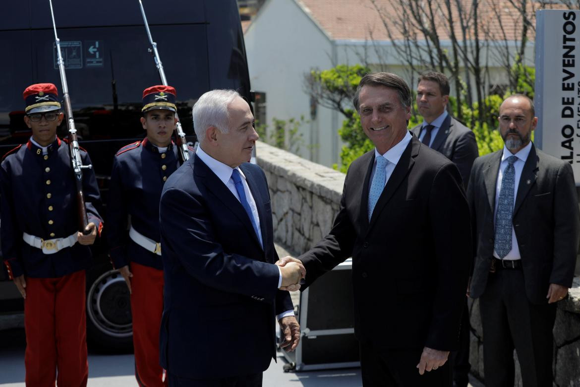 Netanyahu y Bolsonaro - Visita a Brasil Foto Reuters