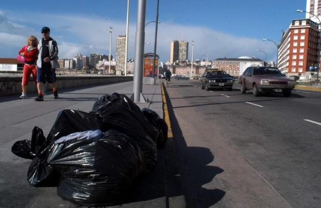 Sin recolección de basura en Mar del Plata