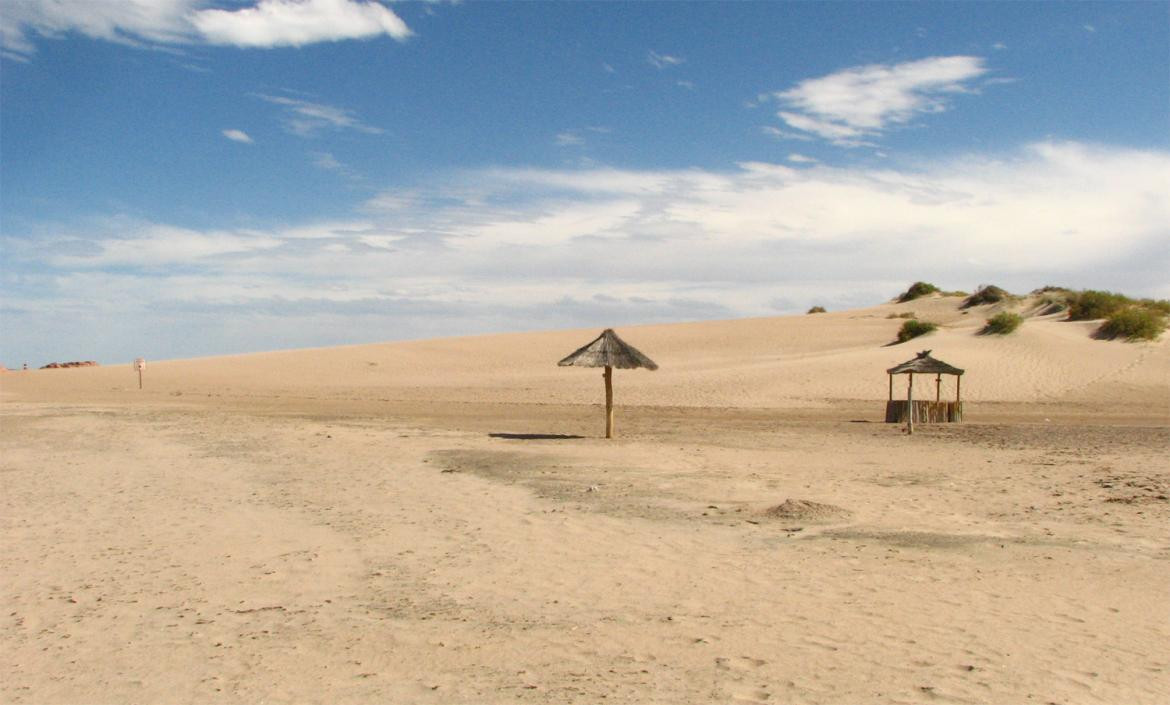 Las Grutas, playa, costa atlántica