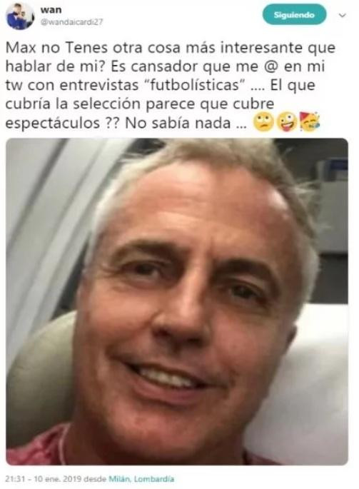 Respuesta de Wanda Nara tras declaraciones de Maxi Lopez