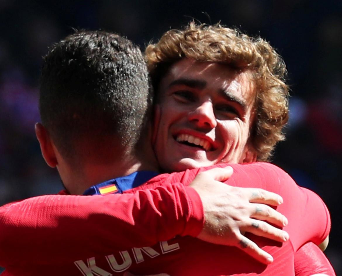 Festejo del Atlético Madrid - Antoine Griezmann (Reuters)