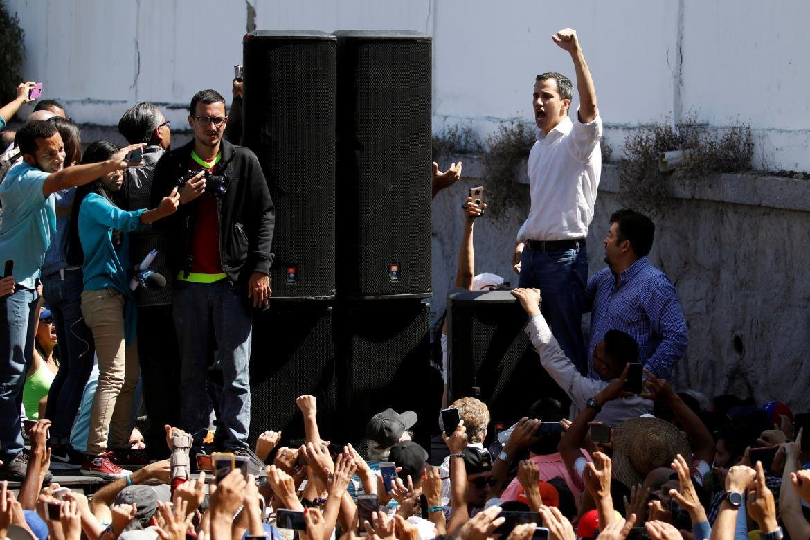 Juan Guaido, Crisis en Venezuela, Presidente Asamblea Nacional, liberado tras breve detención