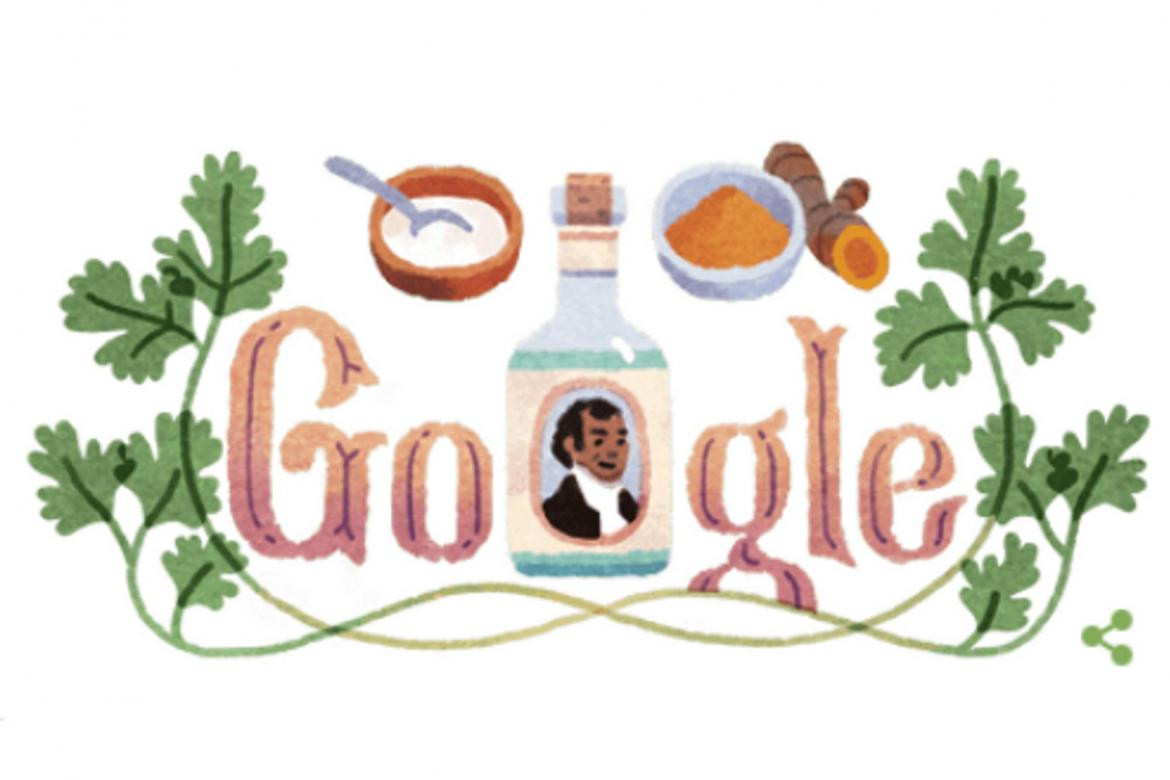 Google Doodle celebra al empresario y autor Sake Dean Mahomed en su 260 aniversario de nacimiento