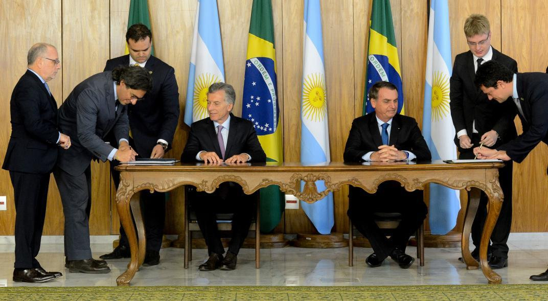 Mauricio Macri y Jair Bolsonaro