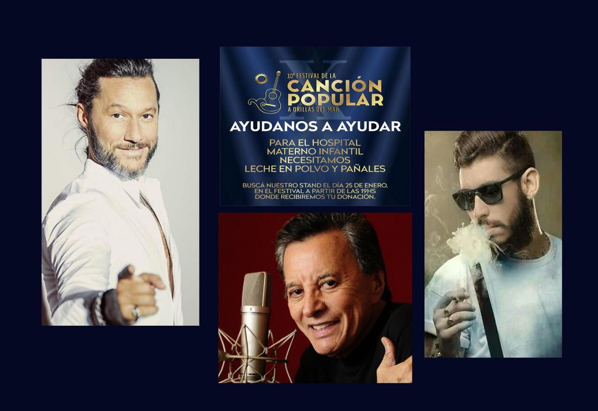 10º Festival de la Canción Popular a Orillas del Mar, Diego Torres, Ulises Bueno y Palito Ortega